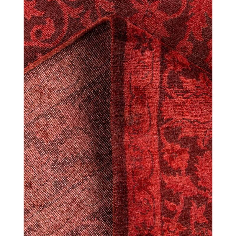 Fine Vibrance, One-of-a-Kind Hand-Knotted Area Rug - Brown, 4' 1" x 6' 5" - 4' 1" x 6' 5"