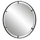 preview thumbnail 2 of 4, Uttermost Cashel Satin Black Round Iron Mirror