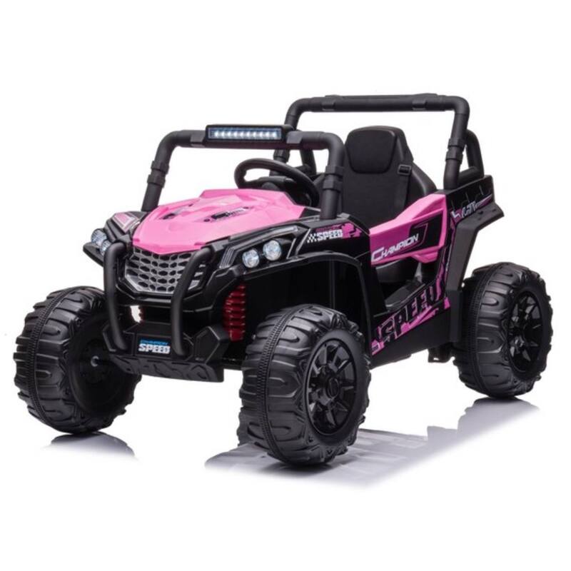 Electric Off-Road Truck 12V Kids Ride On UTV Car Toy for Kids Best Gift - Pink