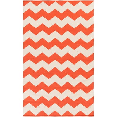Hand-Woven Macy Chevron Cotton Rug