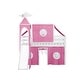 preview thumbnail 117 of 117, JACKPOT Prince & Princess Low Loft Twin Bed, Ladder Slide Tent & Tower