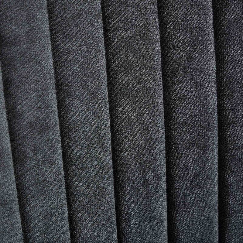 GDF Studio- Rayon Linen Upholstered Dining Chair with Wood Curved Legs, Set of 2