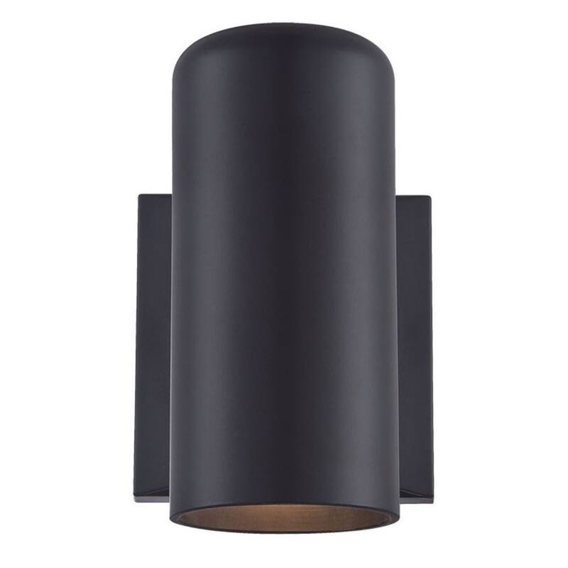 Plastic Flush Mount Wall Sconce with LED Dimmable - 4.63” x 4.5” x 6.88” (D x W x H)