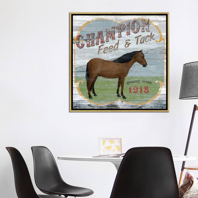 iCanvas "Farm Supply I" by June Erica Vess Framed