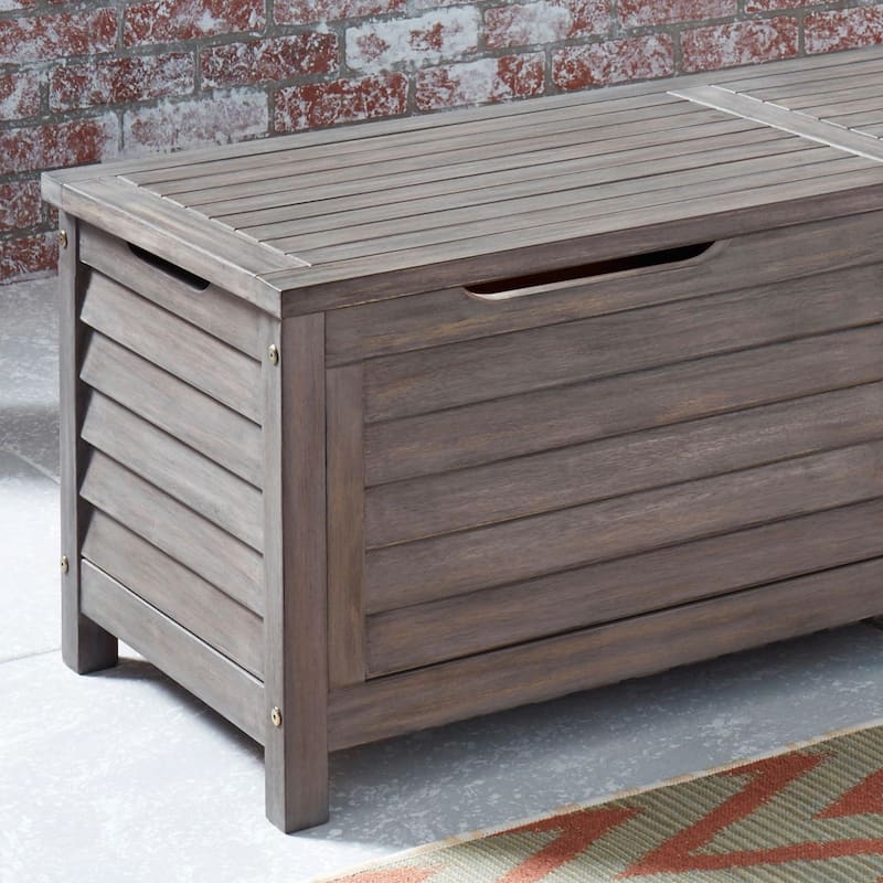 Maho French Grey Outdoor Storage Deck Box