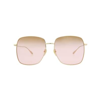 Gucci Square-Frame Metal Sunglasses