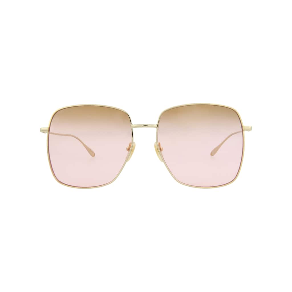 Gucci Square-Frame Metal Sunglasses