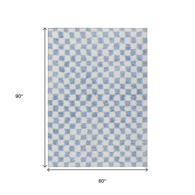 HomeRoots Geometric Transitional Rectangle Outdoor Rug