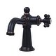 preview thumbnail 7 of 5, Nautical Single-Handle 1-Hole Deck Mount Bathroom Faucet Naples Bronze
