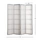 preview thumbnail 12 of 10, Roundhill Furniture Seto White Wood and Paper 4-panel Room Divider Screen