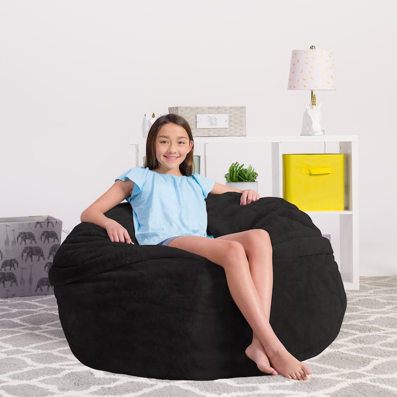 Bean Bag Chair 5-foot Memory Foam Removable Cover Bean Bags