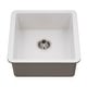 preview thumbnail 12 of 13, Houzer PTB-2020 Platus 19-1/8" Undermount Single Basin Fireclay Bar