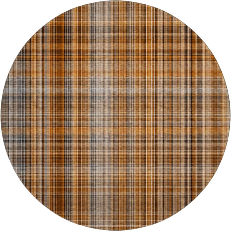 Premium Washable Super Soft Plaid Mayfield Rug