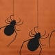 preview thumbnail 15 of 24, Hanging Spiders Decorative Throw Pillow 14" x 20" - Dusty Orange