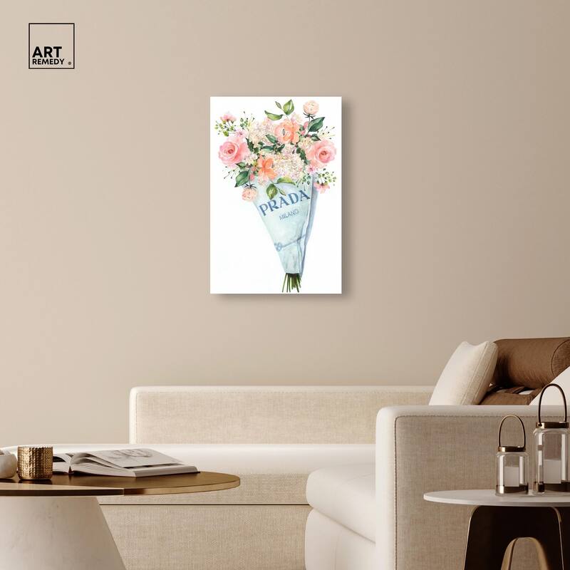 A World of Flowers Canvas by Art Remedy, Gallery Wrapped