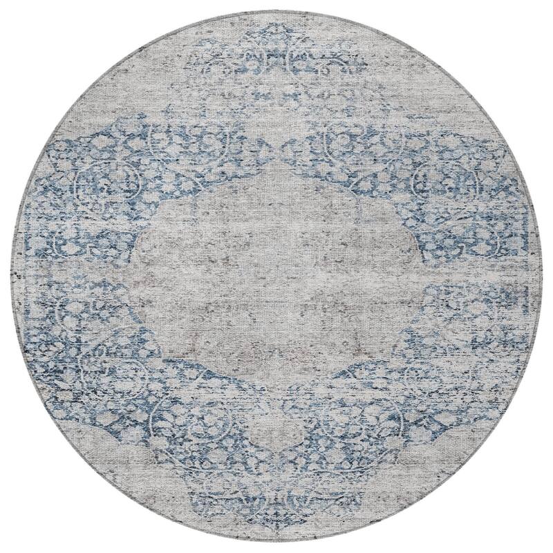 HomeRoots Oriental Traditional Rectangle Outdoor Rug