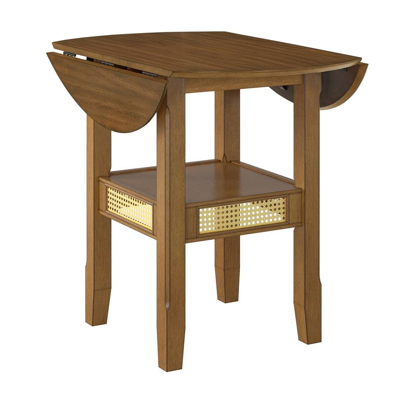 Plaga Cane Accent 3-Piece Dining Set by iNSPIRE Q Classic