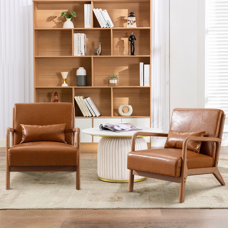 Aston Modern Solid wood Accent Chair for Living Room