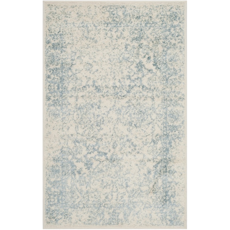 SAFAVIEH Adirondack Dakota Rustic Shabby Chic Distressed Rug - 2'6" x 4' - Ivory/Slate