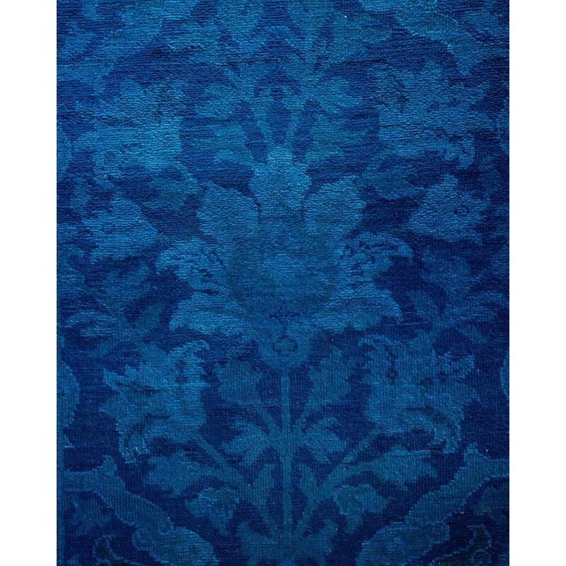 Vibrance, One-of-a-Kind Hand-Knotted Runner Rug - Purple, 2' 7" x 20' 3" - 2' 7" x 20' 3"