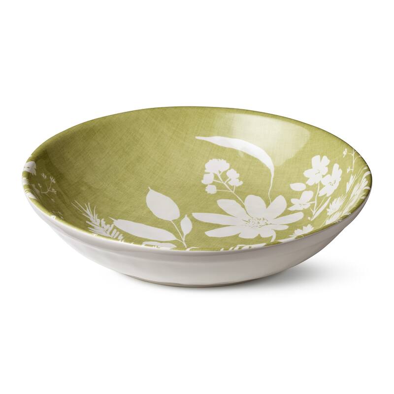 Certified International Wildflowers 128 oz. Serving Bowl 13" x 3" - 13.00"L x 13.00"W x 3.00"H
