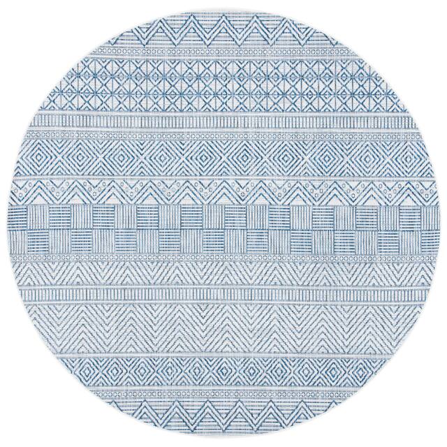 SAFAVIEH Courtyard Zorana Indoor/ Outdoor Waterproof Patio Backyard Rug