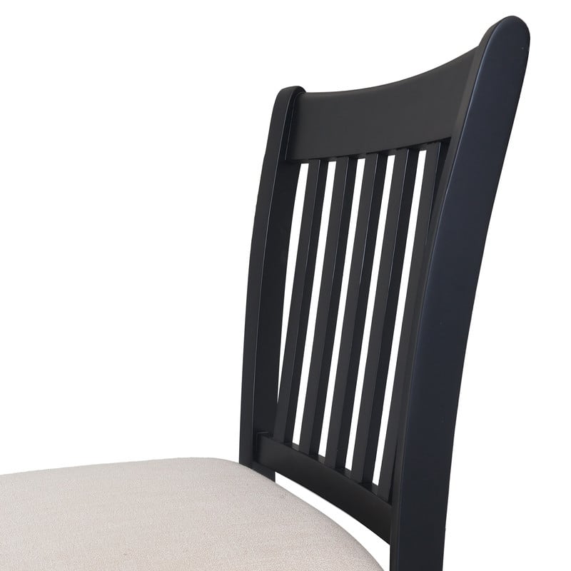 Rustic Wood Dining Chairs Set of 2