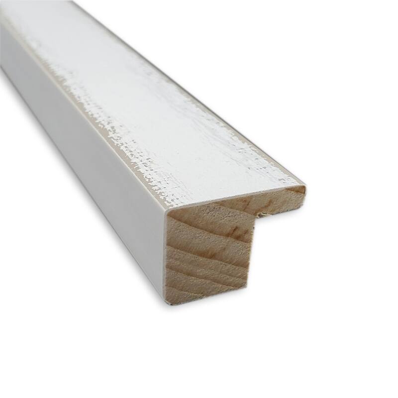 Light Blue Seashell No. 3 by Hannah Dawson Wood Framed Wall Art Print