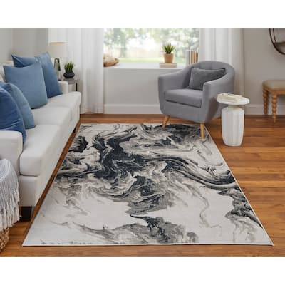 Orin R39LP Abstract Modern Area Rug