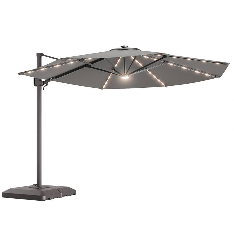 Sonkuki Outdoor 10FT LED Patio umbrella for Garden