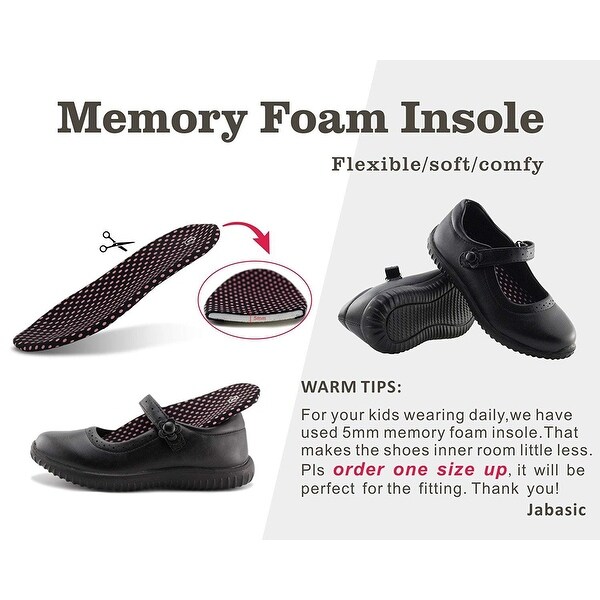 memory foam school shoes