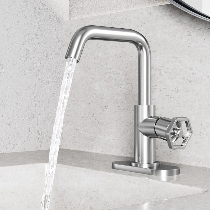 VIGO Ruxton 9" H Single Handle Single Hole Bathroom Faucet