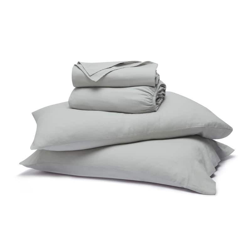 Superior Chloe 100% Cotton Percale Linen Texture Sheet Set