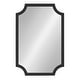 preview thumbnail 132 of 134, Kate and Laurel Hogan Scalloped Wood Framed Mirror 24x36 - Black