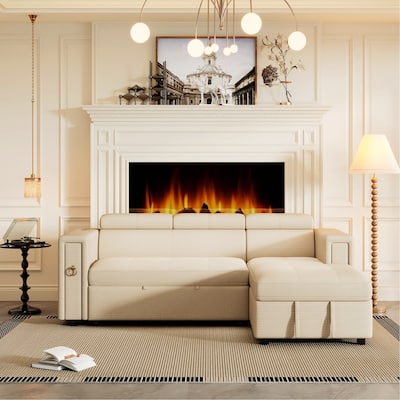 96" Multi-Functional Pull-Out Sofa Bed