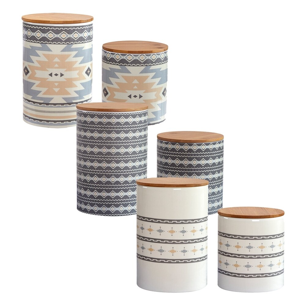 HiEnd Accents  Clearwater Pines Canisters, Set of 3