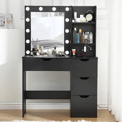 Four-drawer dressing table