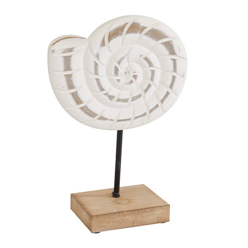 Plastic Sea Life Sculpture - Set of 3 White - Roche River Decor - 4"W x 8"L x 13"H