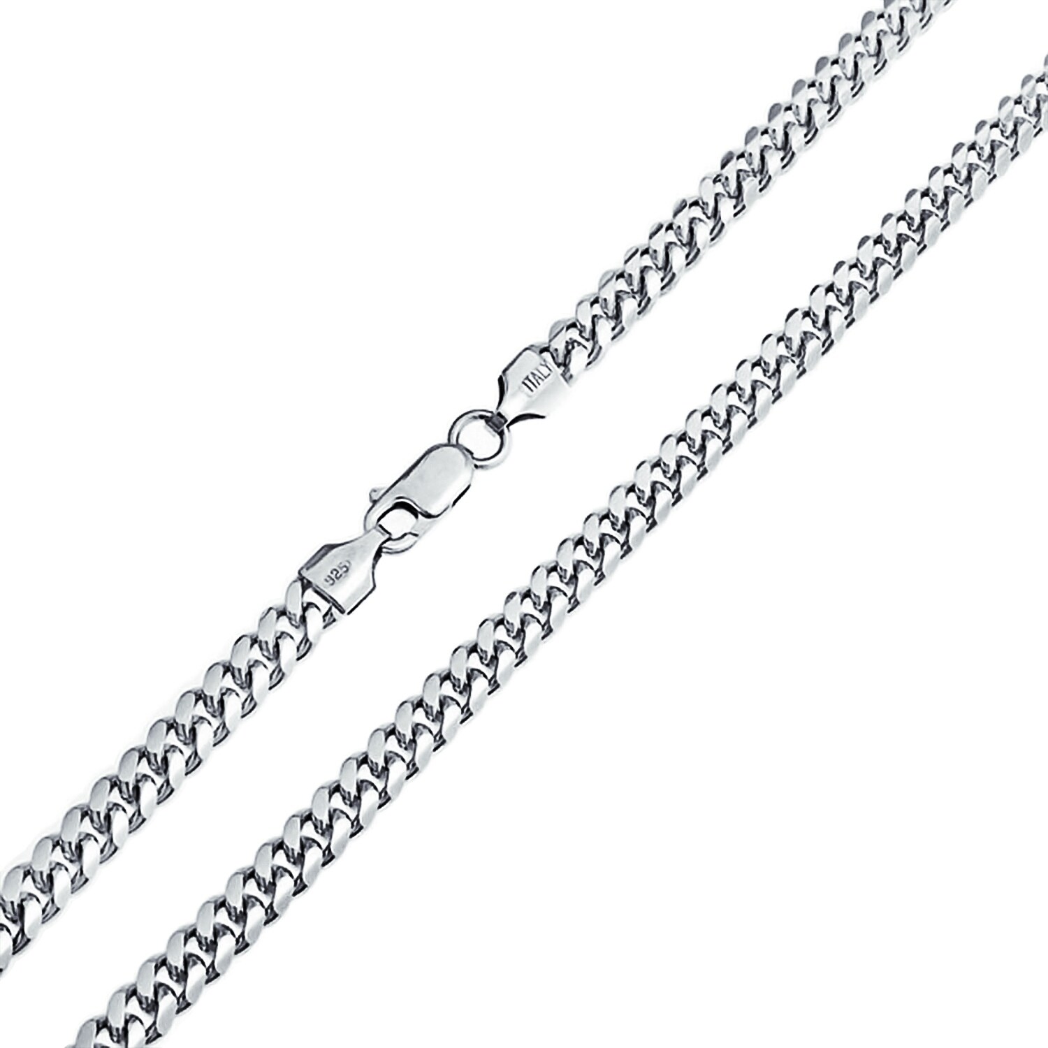925 Silver Chain >> 925 Sterling Silver 150 Gauge Heavy Curb Miami Cuban Chain Necklace For Men Made In Italy 18 20 24 30 Inch 925 Silver Chain >> 925 Sterling Silver 150 Gauge Heavy Curb Miami Cuban Chain Necklace For Men Made In Italy 18 20 24 30 Inch