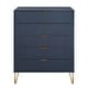 preview thumbnail 52 of 68, Manhattan Comfort Dumbo Modern 5-Drawer Tall Dresser.