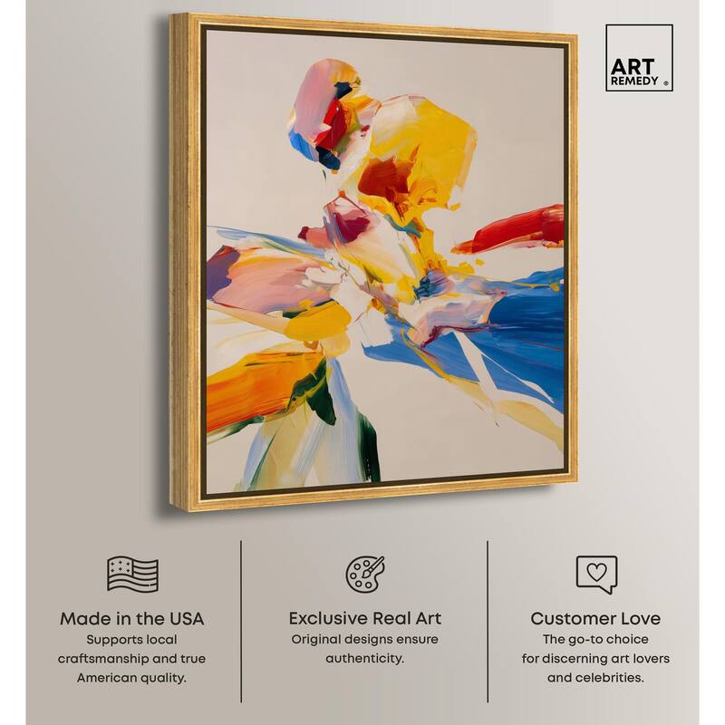 Flippant Bloom I Canvas by Art Remedy