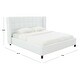 preview thumbnail 10 of 19, SAFAVIEH Couture Emerson Grid Tufted Bed.