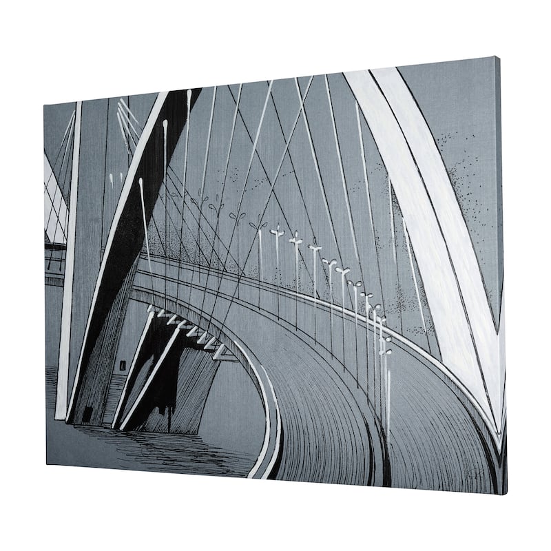 Bridge III (56 x 42) Canvas Art Print
