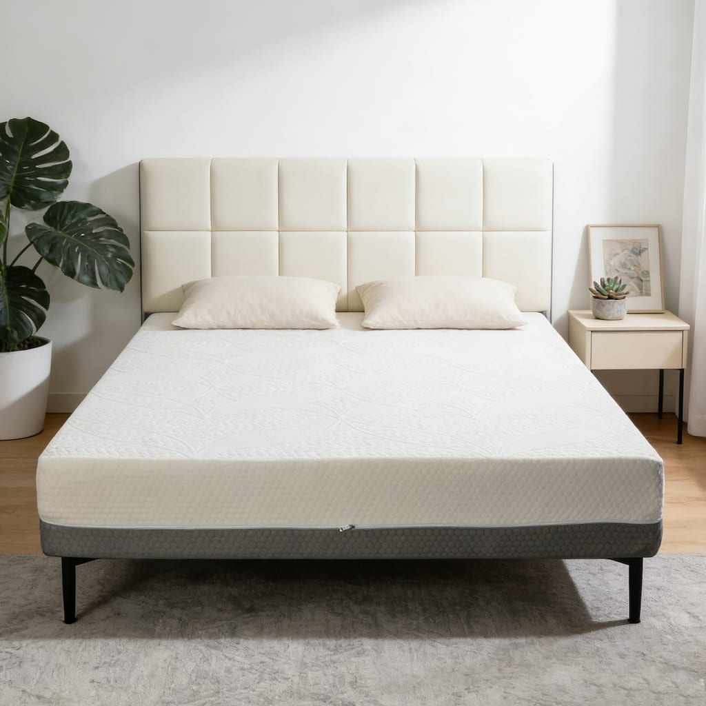GDFStudio Kaelen 10-Inch Full Mattress with Gel-Perforated,Perforated Layers and 7-Zone Support