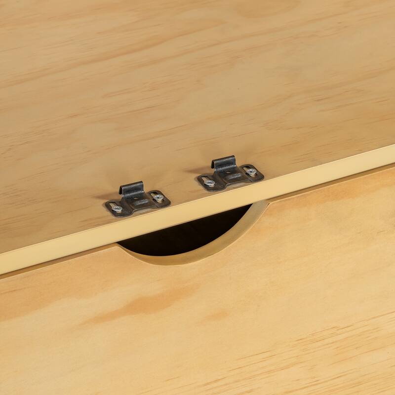 Kitchen Pantry Storage Cabinet, Freestanding Wood Cabinet Display Cabinet with Glass Doors, 4 Built-in Drawers & Shelves