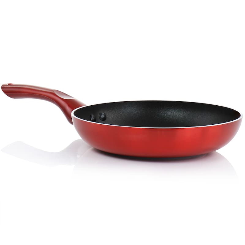 8 Inch Non Stick Gourmet Fry Pan in Scarlet