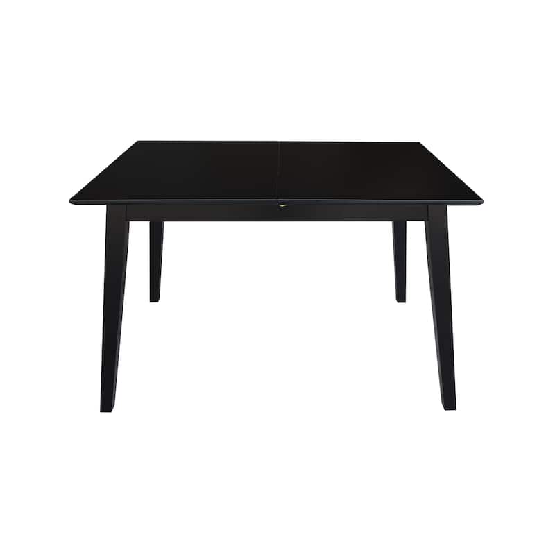 International Concepts Solid Wood 60" Butterfly Extension Dining Table