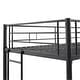 preview thumbnail 14 of 66, VECELO Twin Over Twin Metal Bunk Bed Frame for Kids Teens, Heavy Duty Noise-Free Platform Bed, Storage Space
