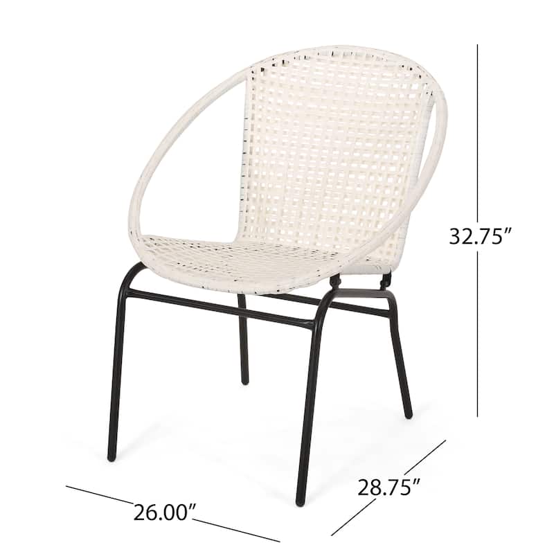 OUTDOOR WICKER CHAIR (Set of 2)