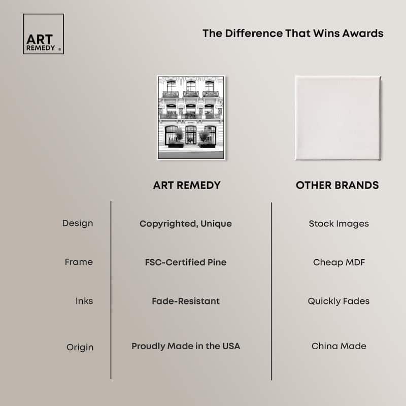 Lux Store Front Canvas by Art Remedy